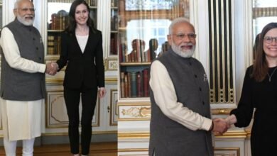 Modi meets Finnish PM Sana Marine…