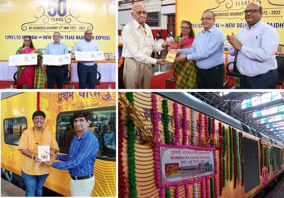 Mumbai-New Delhi Rajdhani Express completes 50 golden years