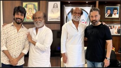 Rajinikanth joy a great meeting with Kamal Haasan and Sivakarthikeyan