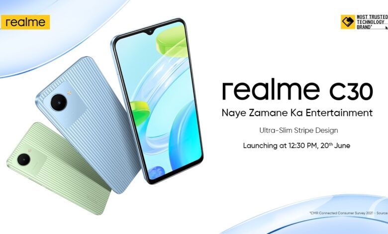 Realme C30 Launch Date in India Set for June 20, Key Specifications Confirmed