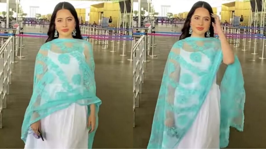 Urfi Javed snapped in traditional suit, exports say ‘Abhi ladki lag re hein’