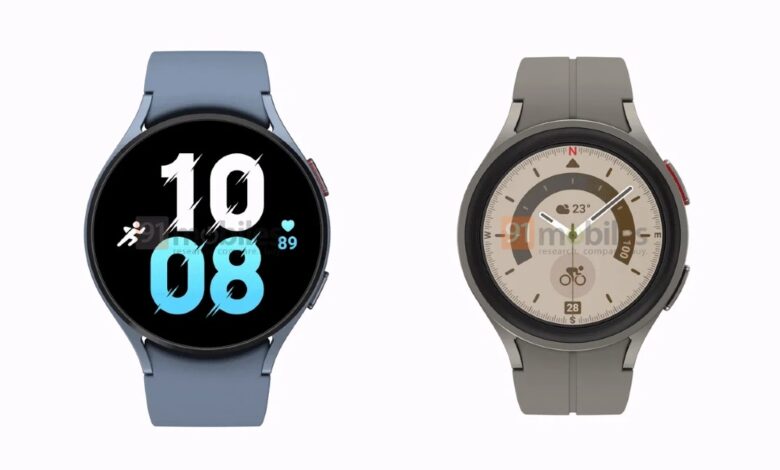 Samsung Galaxy Watch 5 Series Images Leaked, Two Models Tipped