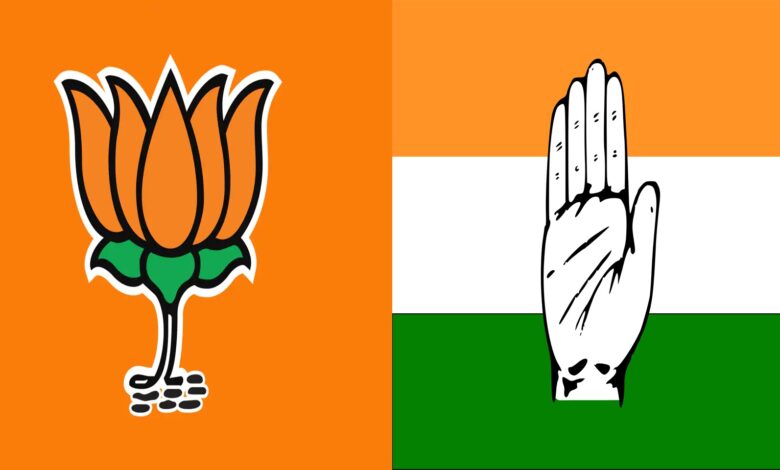political parties congress bjp