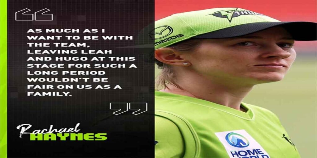 Rachel Haynes retires from international cricket