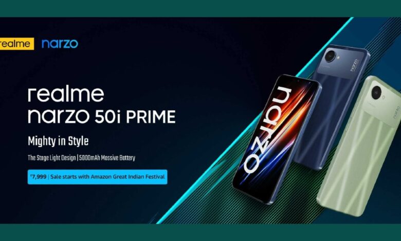 Realme Narzo 50i Prime With 5,000mAh Battery Launched in India: Price, Specifications