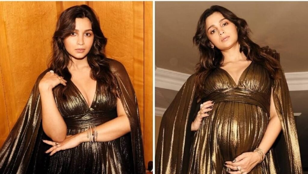 Alia Bhatt was giving a speech on stage, when the child in her womb kicked her