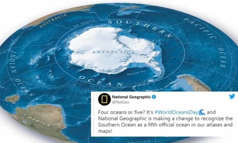 Now not four but five oceans in the world, Southern Ocean got official recognition