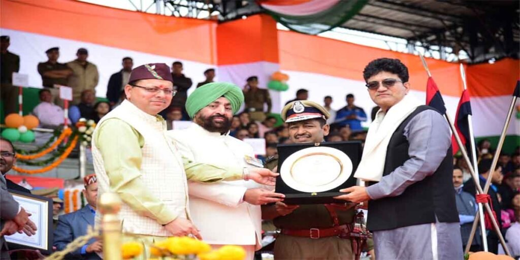 Prominent person honored with Uttarakhand Gaurav Samman Award