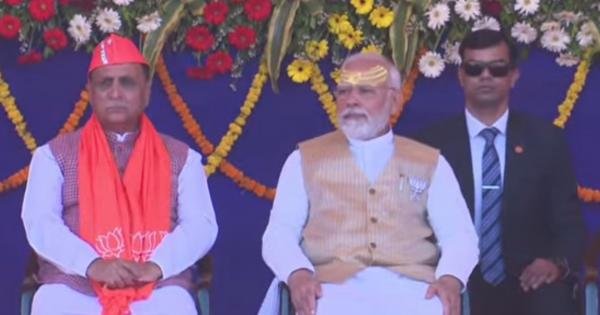 Video: Electoral ruckus..Modi took command! Said in Gujarat – I want Bhupendra to break all the records of Narendra