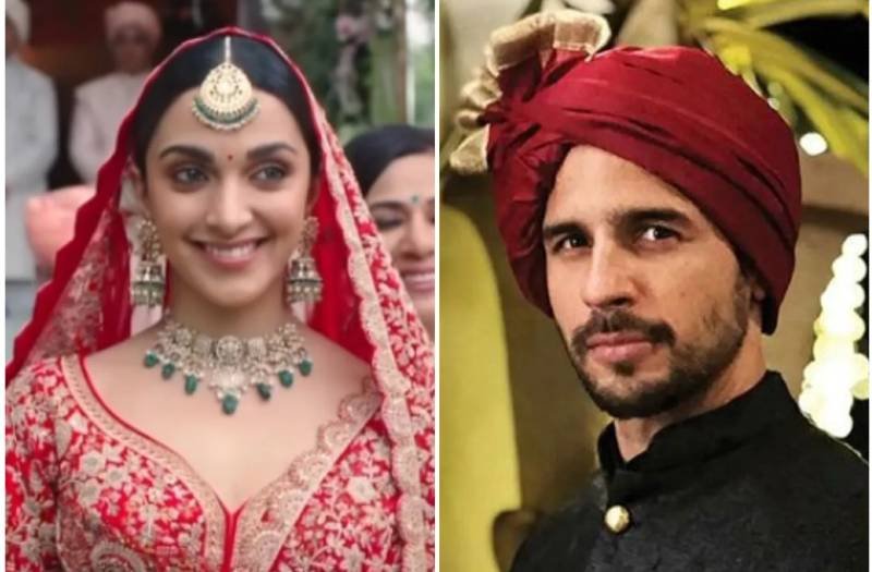 Dressed in a bridal pair, Kiara Advani is ready to take seven rounds with Siddharth?  This latest video surfaced