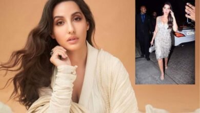 Nora Fatehi wore a shimmery onepiece, people were shocked to see the look