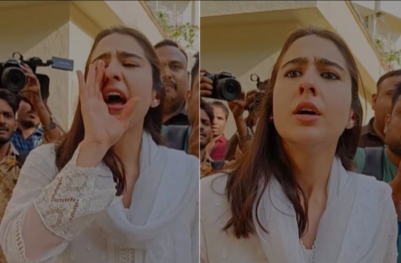 Sara Ali Khan was upset when her brother was not seen in the crowd