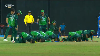 Pakistan Team Did Sajdah after winning Emering Asia Cup 2023
