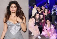 Many stars attended Janhvi’s pajama party